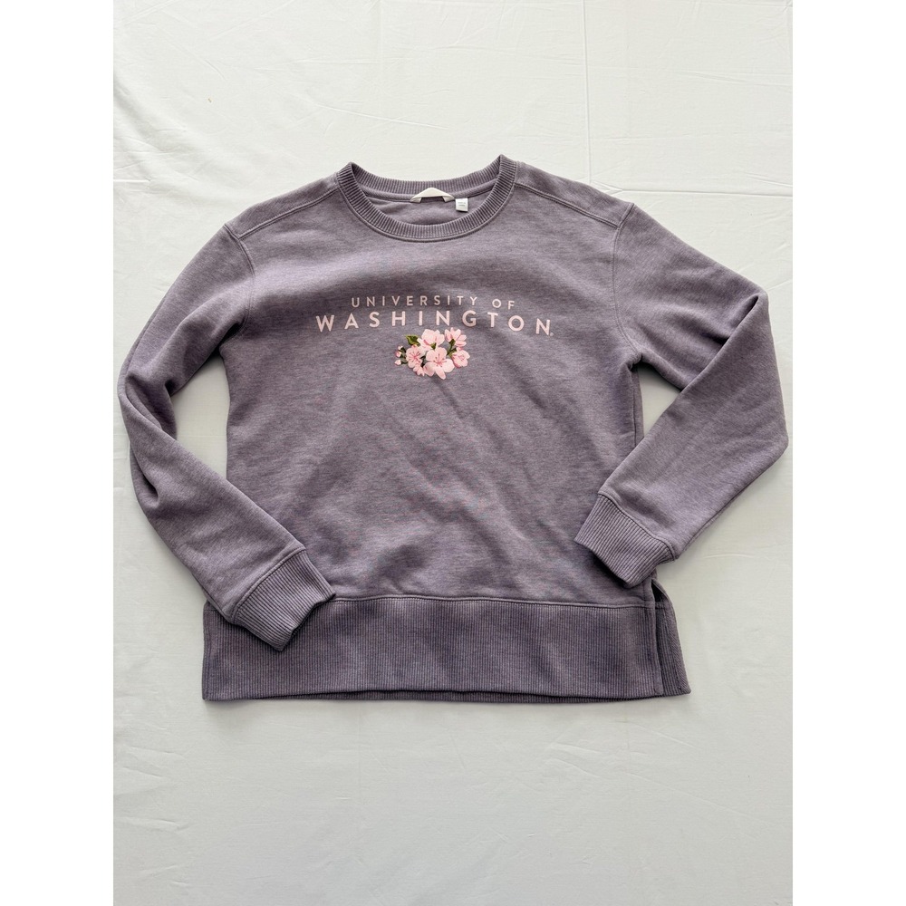 Washington Huskies Sweatshirt Womens Small Purple NCAA College Camp David